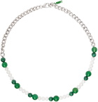 VEERT White Gold Curb Chain Necklace
