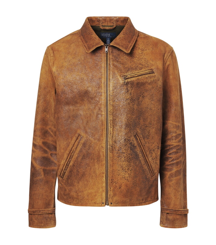 Photo: Polo Ralph Lauren Newsboy leather jacket