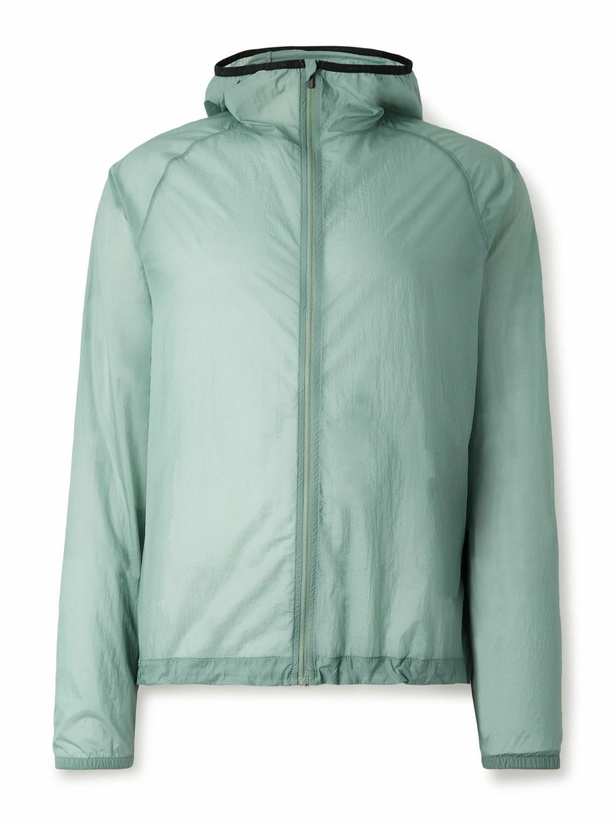 Photo: DISTRICT VISION - Nylon Micro-Ripstop Hooded Jacket - Green