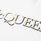Alexander McQueen Men's Logo T-Shirt in Wht&Mlt
