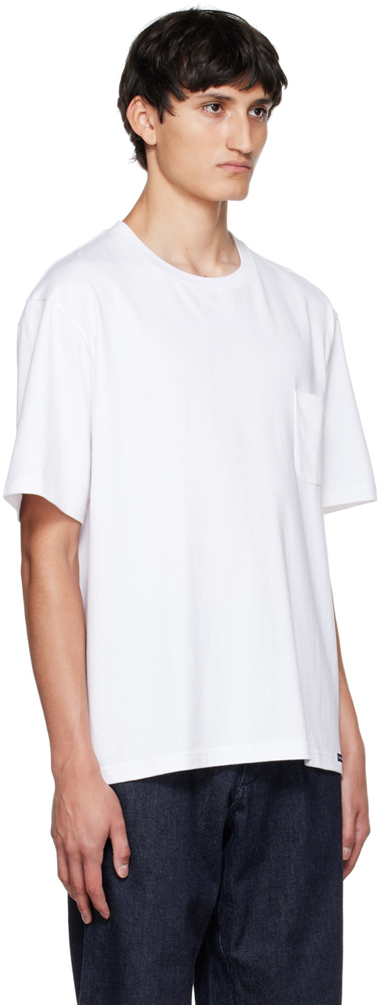 Nanamica White Pocket T-Shirt Nanamica