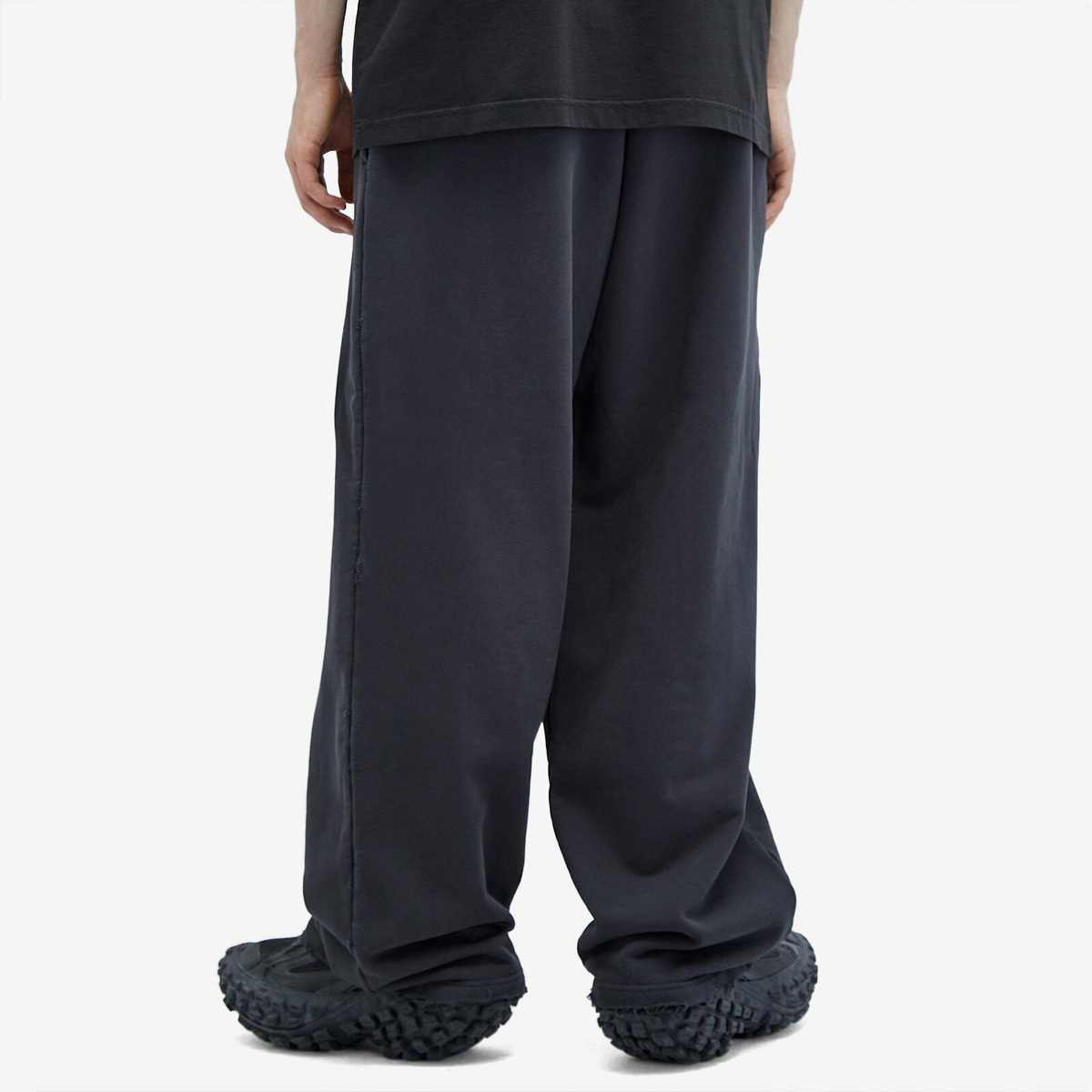 Balenciaga Men's Baggy Sweatpants in Faded Black Balenciaga