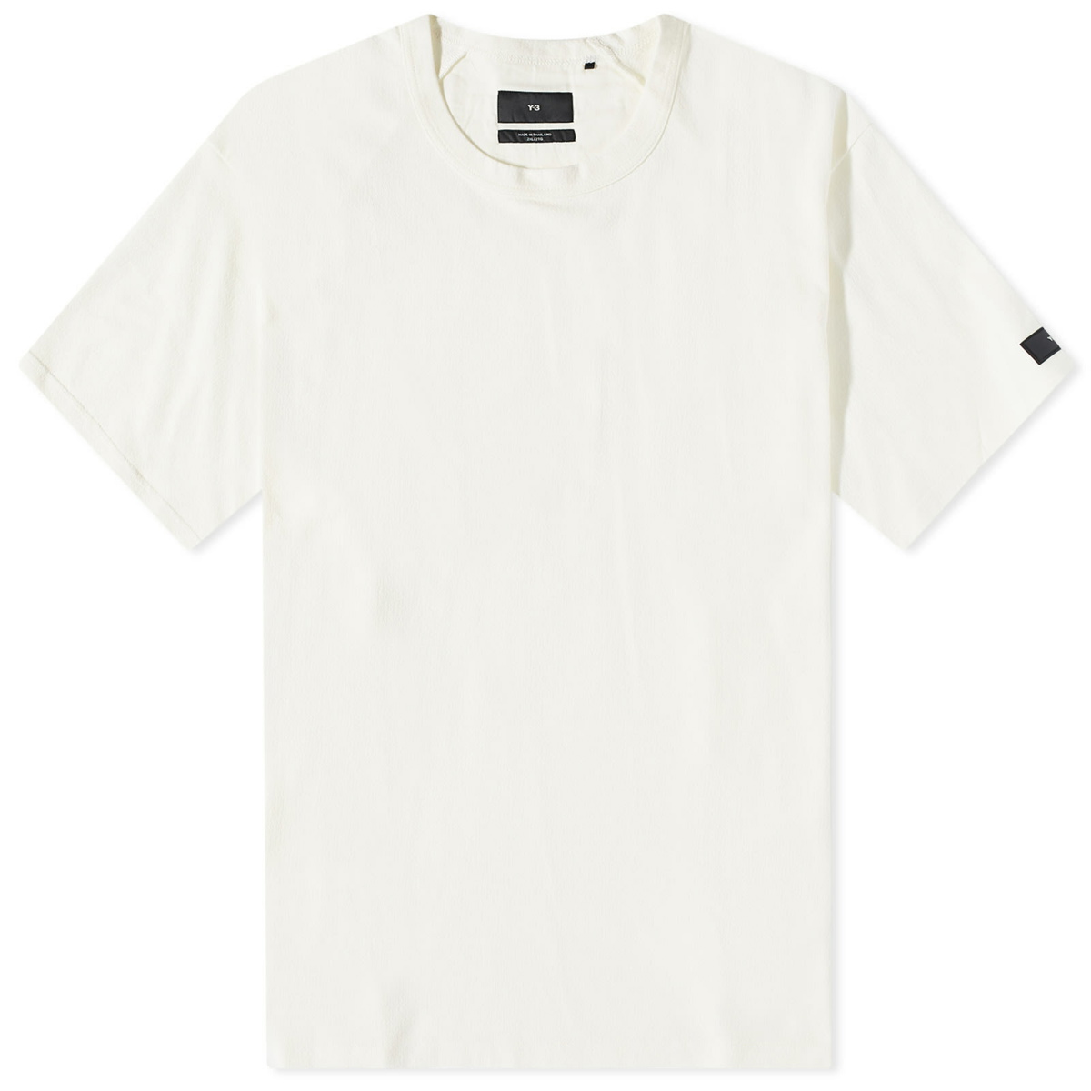 Photo: Y-3 Crepe Jersey T-Shirt in Off White