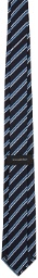 Ermenegildo Zegna Navy & Blue Brera Tie