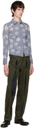 Solitude Studios SSENSE Exclusive Green & Blue Reveal Trousers