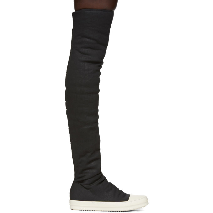 Rick Owens Drkshdw Black Stocking Sneakers Rick Owens Drkshdw