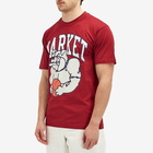 MARKET Men's Bulldogs T-Shirt in Dragon Fruit