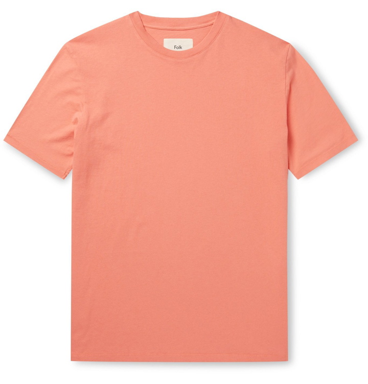 Photo: Folk - Cotton-Jersey T-Shirt - Orange