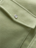SÉFR - Matsy Cotton-Moleskin Shirt Jacket - Green