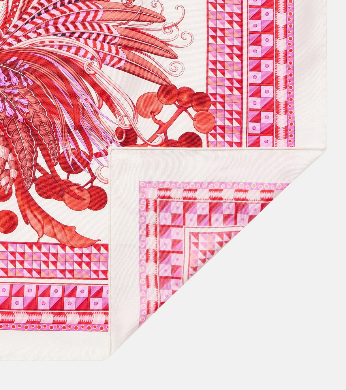 Ferragamo Printed silk scarf