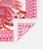 Ferragamo Printed silk scarf