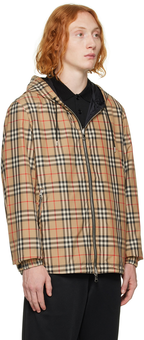 Burberry Beige Stretton Reversible Jacket Burberry