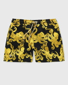 Oas Black Octo Swim Shorts Black|Yellow - Mens - Swimwear