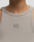 Gestuz GZDREW LOGO TANK 2.0 Grey Womens Tops & Tank