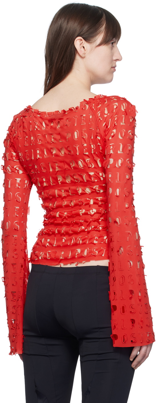 Poster Girl Red Geneva Blouse