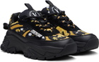 Versace Jeans Couture Black Hiker Low Top Sneakers
