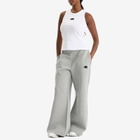 The North Face Women's Wide Leg Sweatpants in Metallic Silver Heather