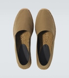 Saint Laurent Cassandre gabardine espadrilles