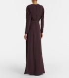 Max Mara Embellished cady maxi dress