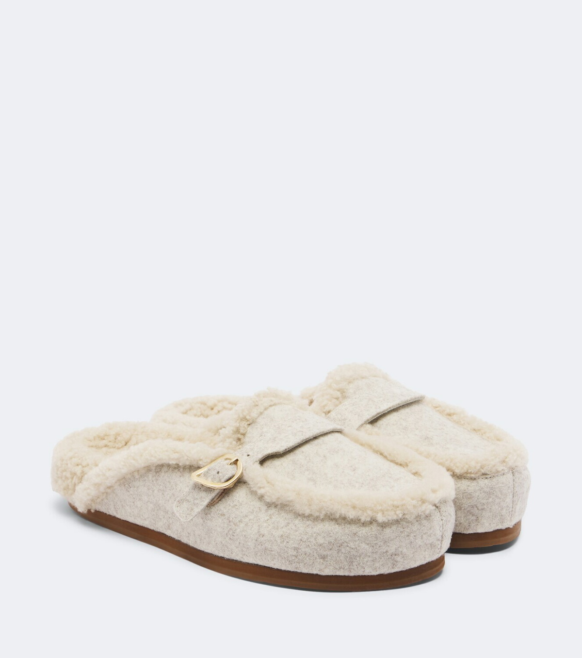 Ancient Greek Sandals Vasilitsa shearling-lined mules