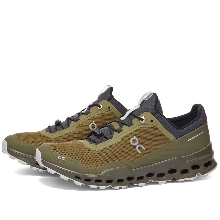 Photo: ON Men's Running Cloudultra Sneakers in Olive/Eclipse