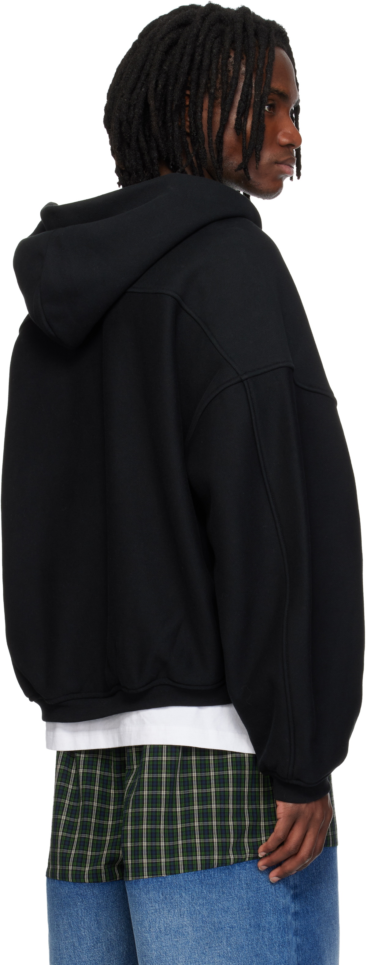 Alexander Wang Black Star Zip Up Hoodie Alexander Wang