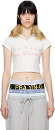 Praying White 'You Can't Trust Women' Fur Polo
