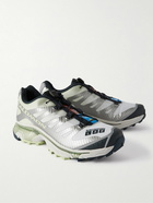 Salomon - XT-4 OG Rubber-Trimmed Mesh Sneakers - Silver