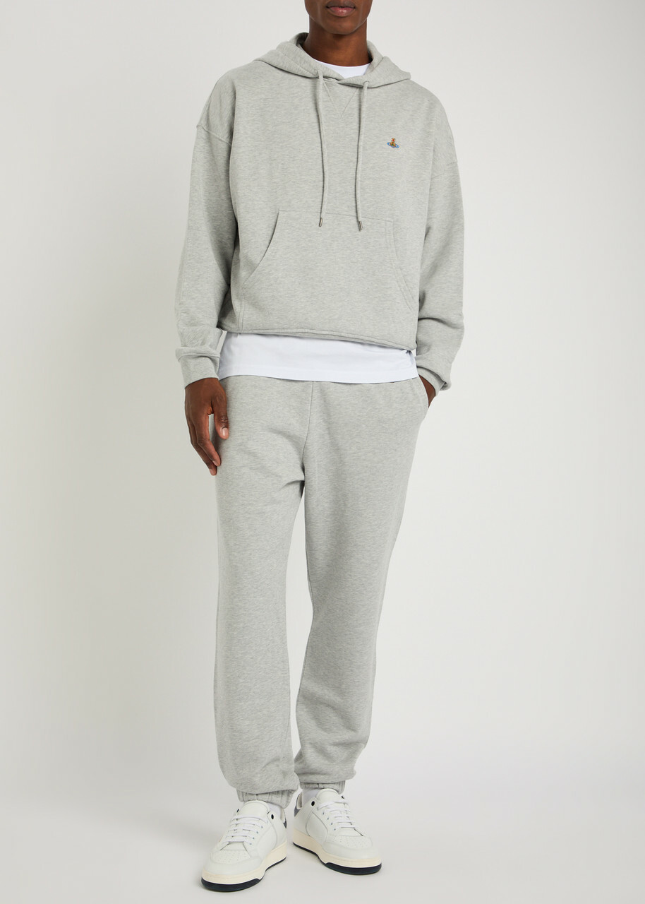 パーカー・フーディ Vivienne Westwood Grey cotton Ashton sweatshirt Vivienne Westwood Ashton Logo Hooded Cotton Sweatshirt Grey