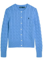 Polo Ralph Lauren Cable-knit Cotton Cardigan Light Blue