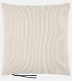 Brunello Cucinelli Ribbed-knit cashmere cushion