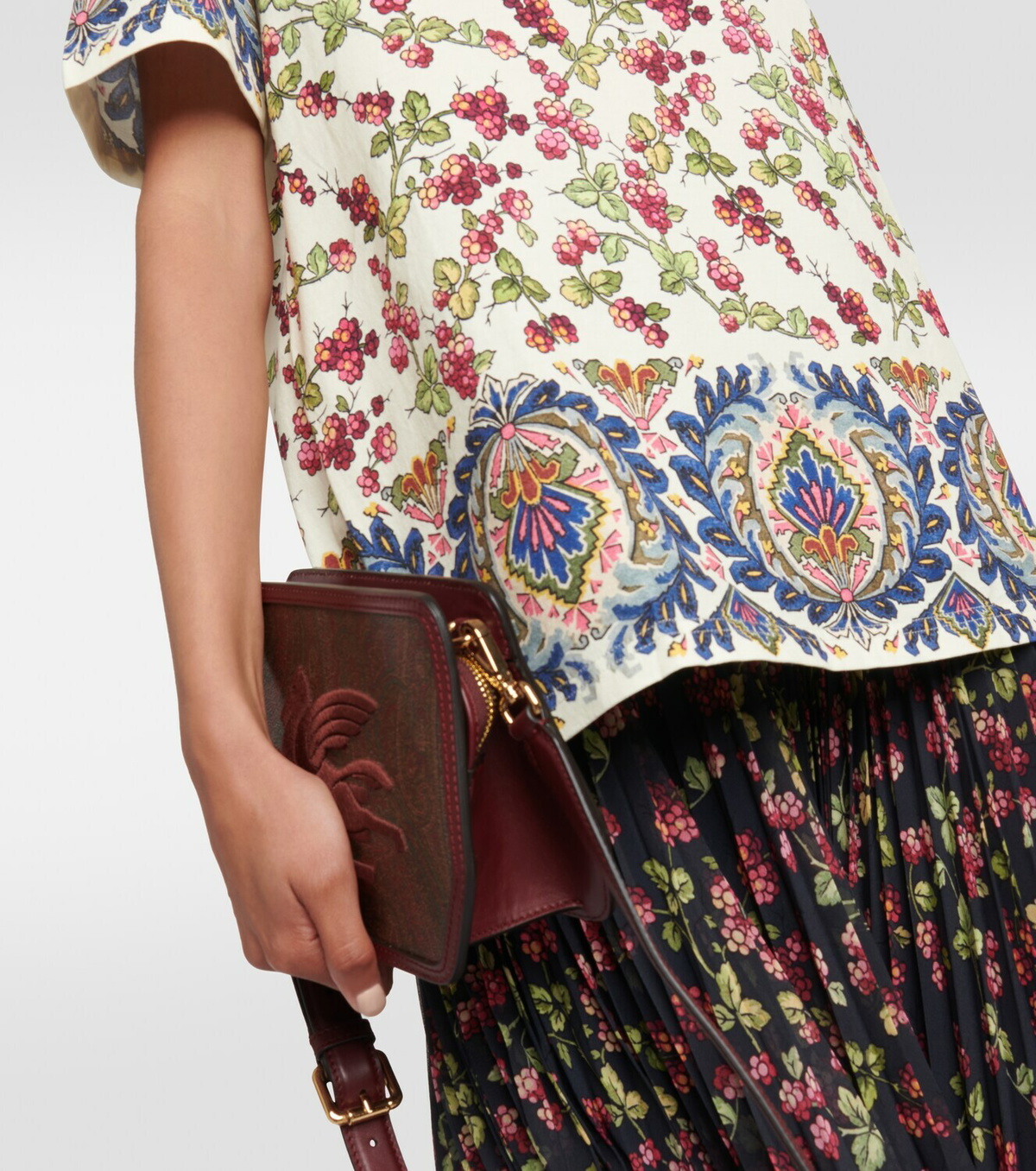 Etro Printed cotton T-shirt