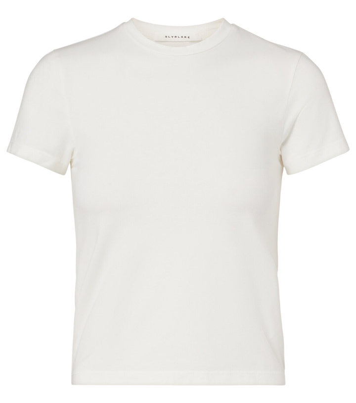 Photo: Slvrlake Fitted cotton-blend T-shirt