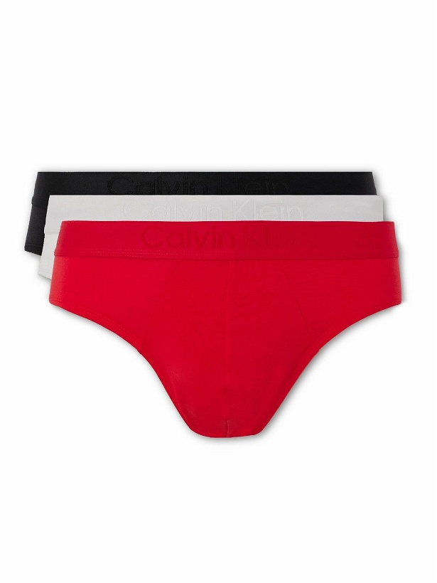 Photo: Calvin Klein Underwear - Three-Pack Stretch Lyocell-Blend Briefs - Multi