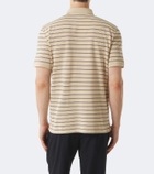 Valentino VGold striped cotton polo shirt