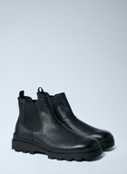 Prada Stamped Leather Boots