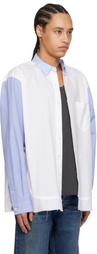 AMBUSH White & Blue Layered Shirt