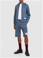 THOM BROWNE - Double Face Knit Sweat Shorts
