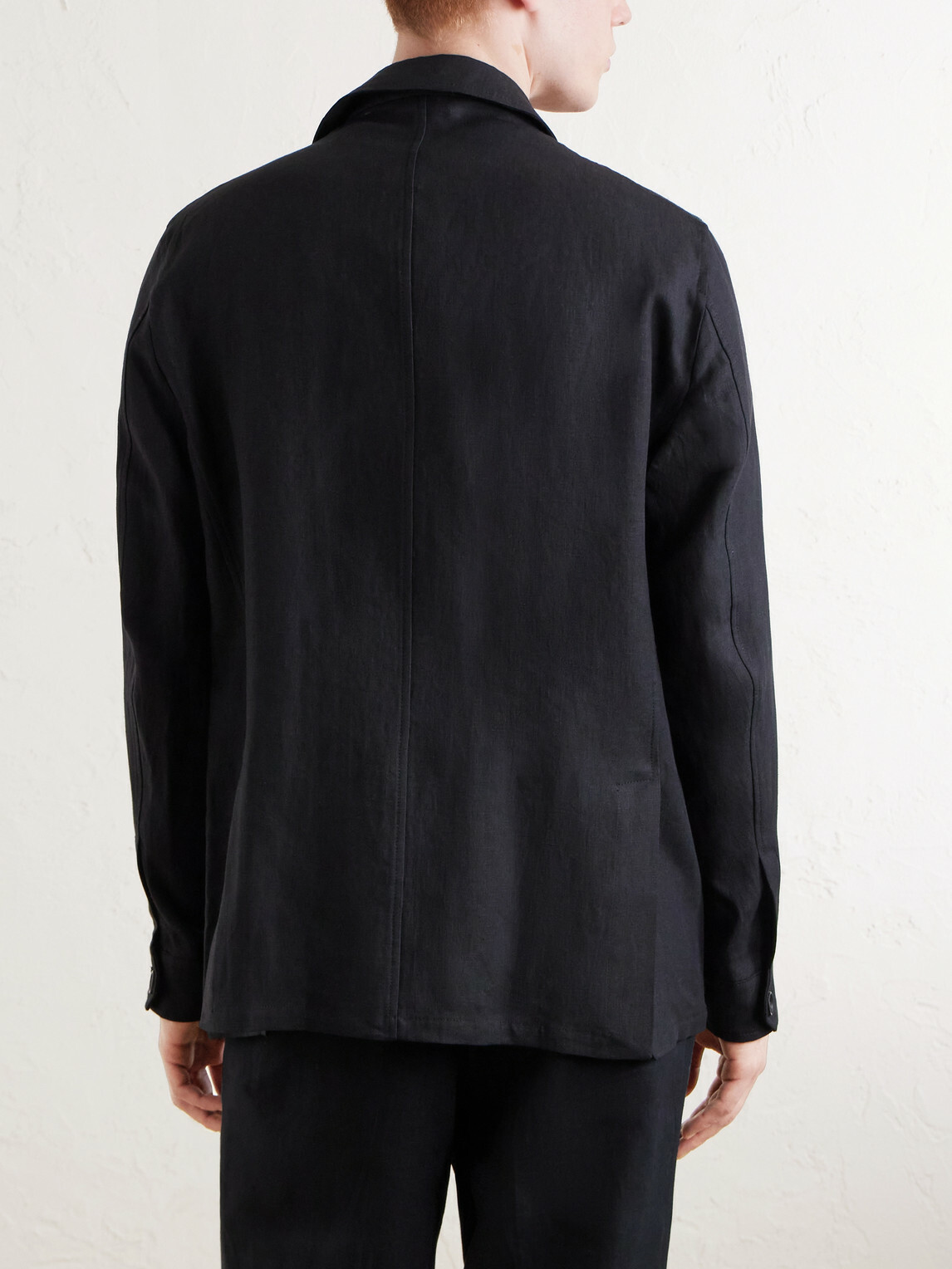 J. Mueser - Safari Linen Jacket - Black