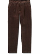 De Bonne Facture - Cotton-Blend Corduroy Trousers - Brown