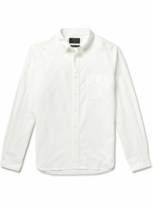 Photo: Beams Plus - Button-Down Collar Cotton Oxford Shirt - White