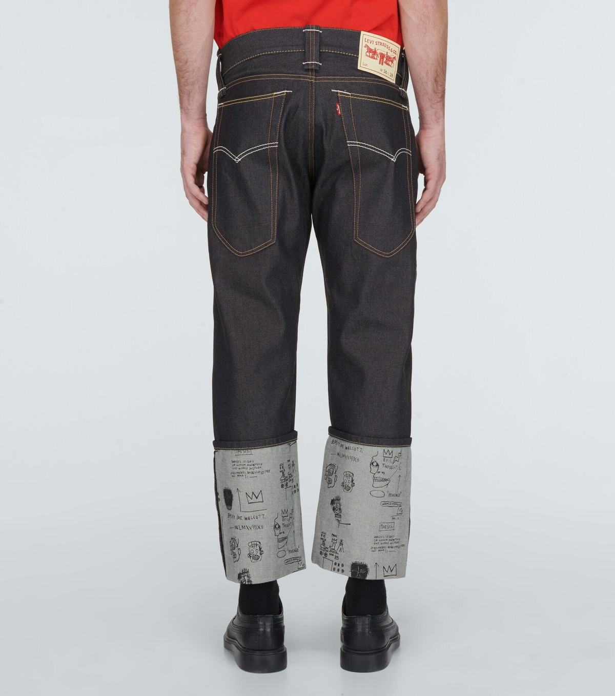 Junya Watanabe - x Levi's straight jeans