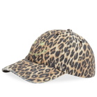 Damson Madder Women's Smiley Cap in Leopard 