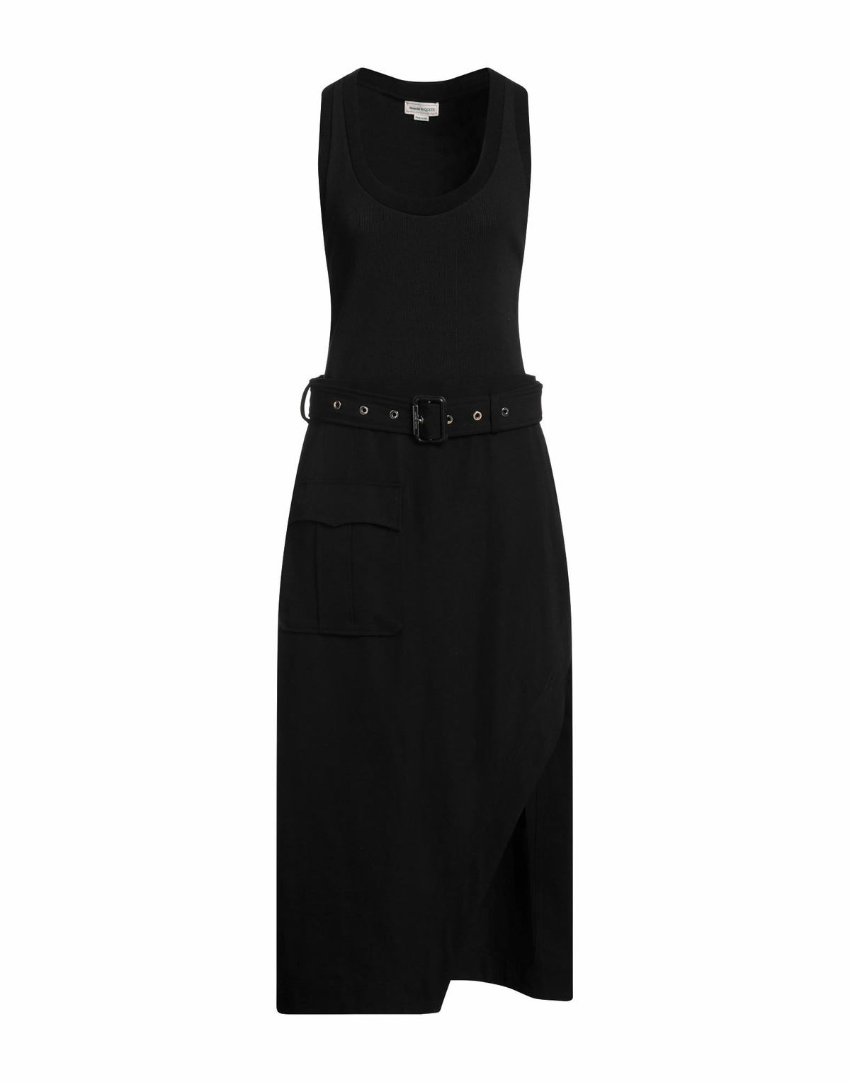 Mcqueen Womens Midi dress in Black