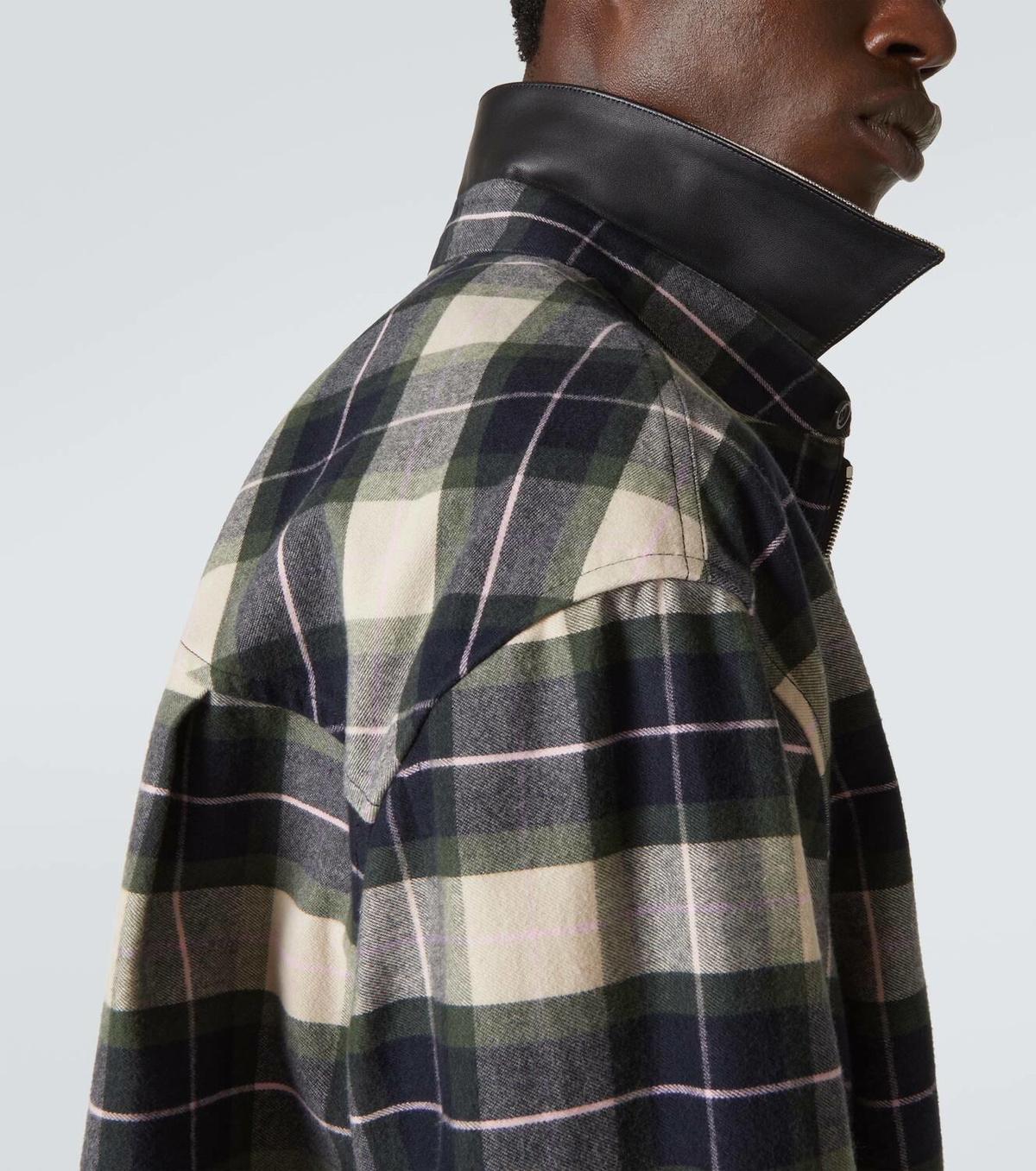 トップス LOEWE Mint 21AW Flannel Shirt Anagram L LOEWE Mint 21AW