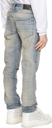 AMIRI Kids Blue Broken Jeans