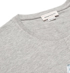 Alexander McQueen - Slim-Fit Printed Cotton-Jersey T-Shirt - Gray