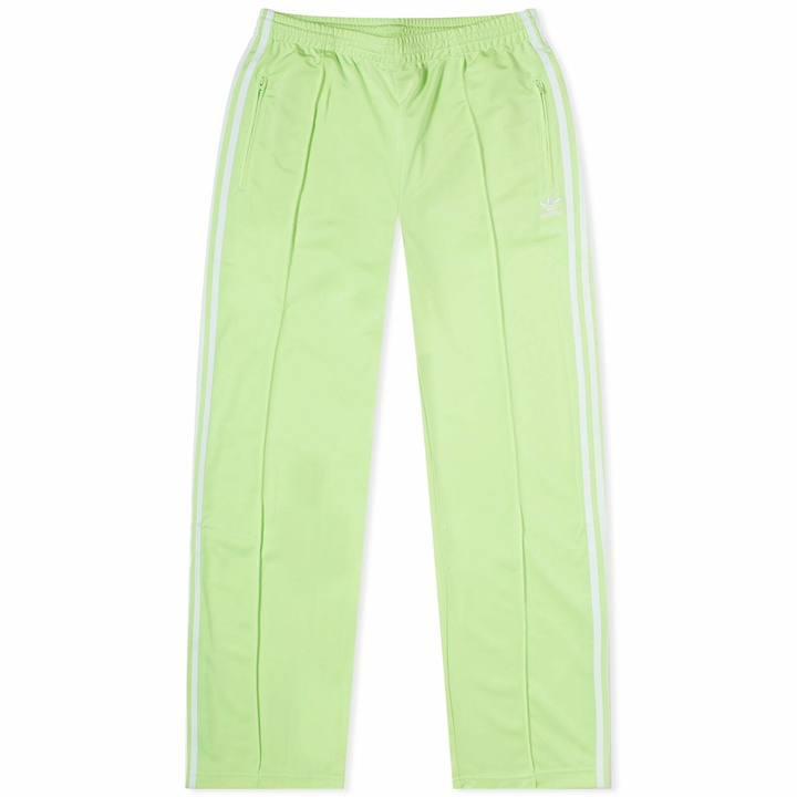 Photo: Adidas Men's Firebird Track Pant in Semi Green Spark