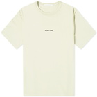 Helmut Lang Men's Inside Out Logo T-Shirt in Linen