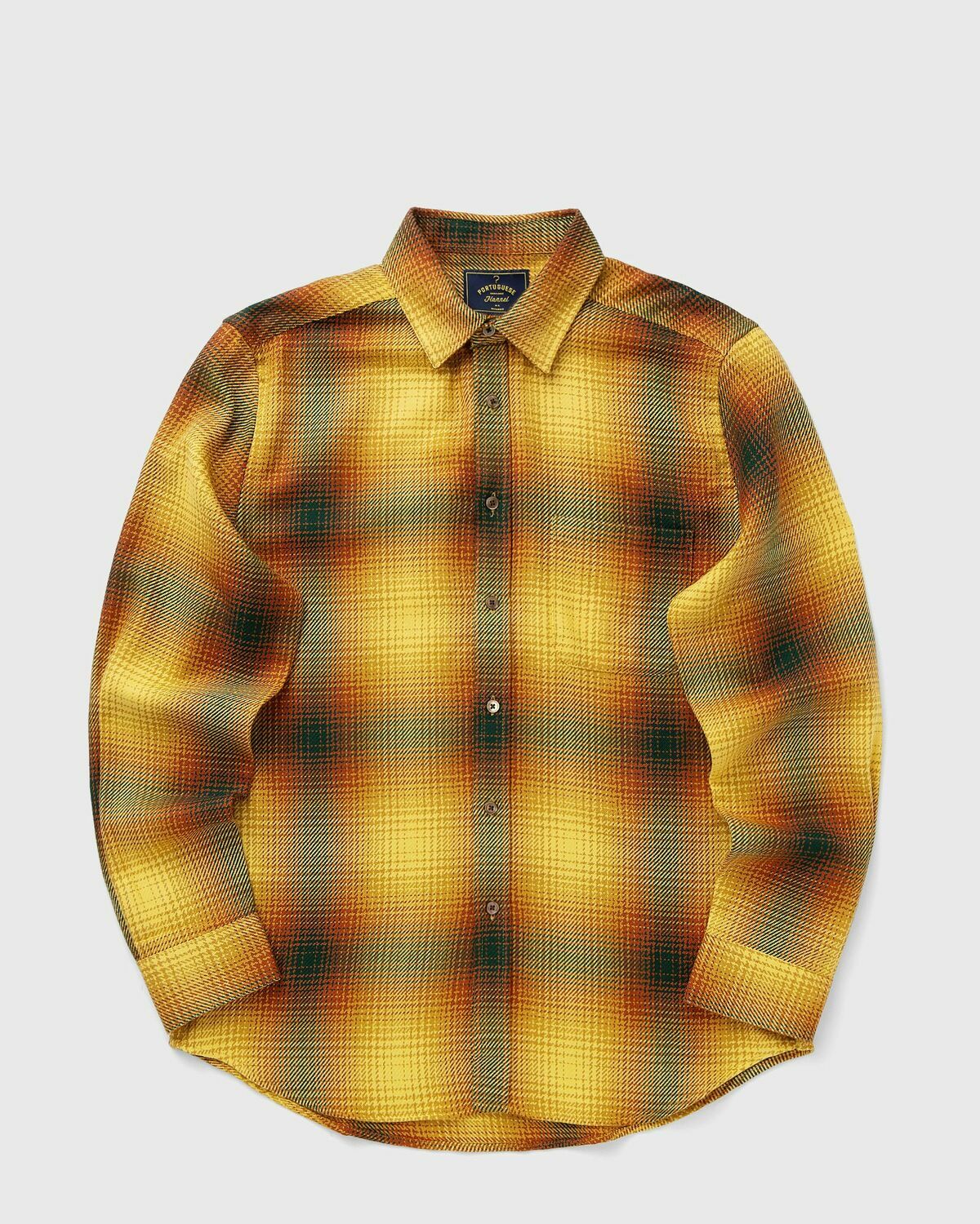 Portuguese Flannel HARVEST yellow Mens Longsleefe